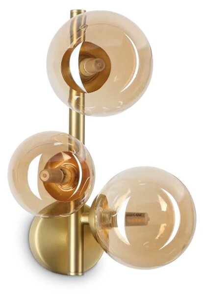Ideal lux Perlage G9 nástěnné svítidlo Černá1 koule