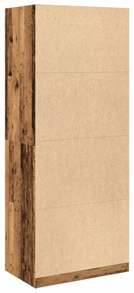 Šatní skříň old wood 80 x 50 x 200 cm kompozitní dřevo 3307727