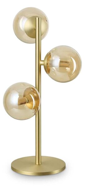 Ideal lux Perlage G9 stolní svítidlo Jantarová1 koule