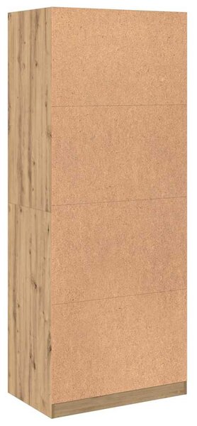 Šatní skříň dub artisan 80 x 50 x 200 cm kompozitní dřevo 3307728