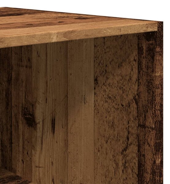 Šatní skříň old wood 80 x 50 x 200 cm kompozitní dřevo 3307727