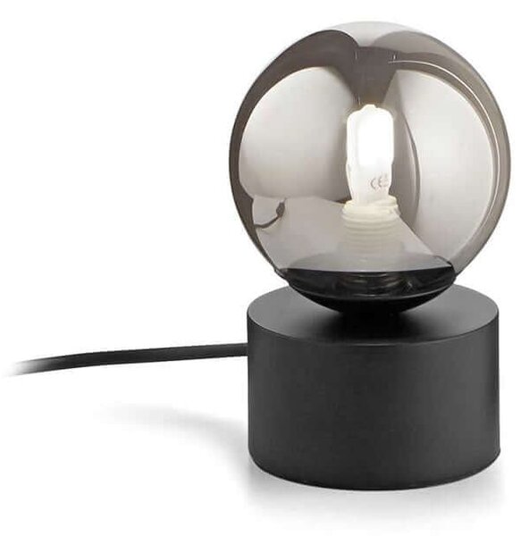 Ideal lux Perlage G9 stolní svítidlo Jantarová1 koule