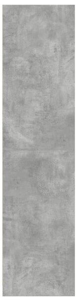 Šatní skříň betonově šedá 80 x 50 x 200 cm kompozitní dřevo 3307723
