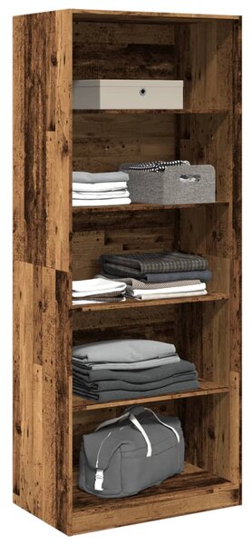 Šatní skříň old wood 80 x 50 x 200 cm kompozitní dřevo 3307727