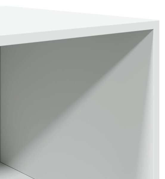 Šatní skříň bílá 100 x 50 x 200 cm dřevotříska 3307729