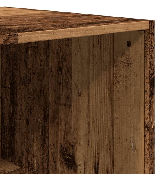 Šatní skříň old wood 100 x 50 x 200 cm kompozitní dřevo 3307736