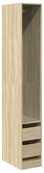 Šatní skříň dub sonoma 30 x 50 x 200 cm kompozitní dřevo 3307740
