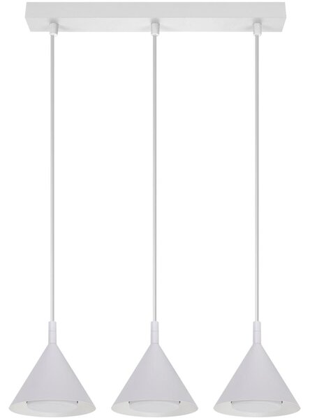 Brilagi - Lustr na lanku CONE TRIPLE 3xGX53/15W/230V bílá