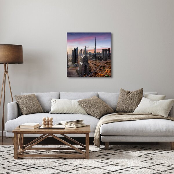 Obraz - Panorama Dubaje (30x30 cm)