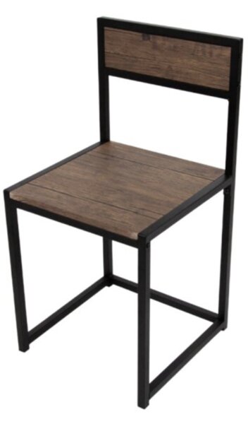 Jídelní set Balanc - Tmavý dub/Černý
