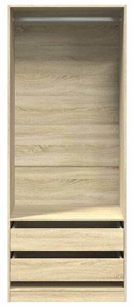 Šatní skříň dub sonoma 80 x 50 x 200 cm kompozitní dřevo 3307749
