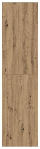 Šatní skříň dub artisan 100 x 50 x 200 cm kompozitní dřevo 3307737