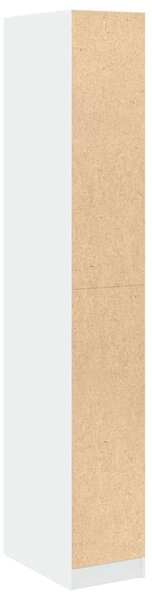 Šatní skříň bílá 30 x 50 x 200 cm kompozitní dřevo 3307738