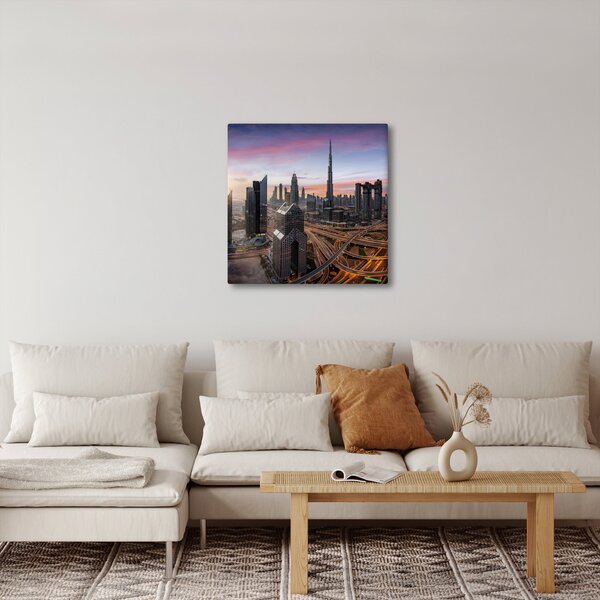 Obraz - Panorama Dubaje (30x30 cm)