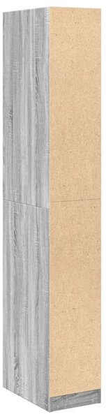 Šatní skříň šedá sonoma 30 x 50 x 200 cm kompozitní dřevo 3307743