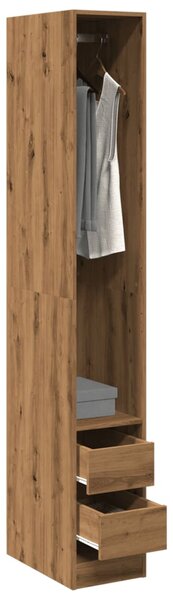 Šatní skříň dub artisan 30 x 50 x 200 cm kompozitní dřevo 3307746