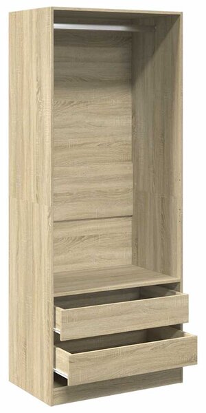 Šatní skříň dub sonoma 80 x 50 x 200 cm kompozitní dřevo 3307749