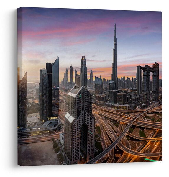 Obraz - Panorama Dubaje (30x30 cm)