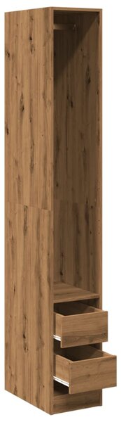 Šatní skříň dub artisan 30 x 50 x 200 cm kompozitní dřevo 3307746
