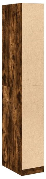 Šatní skříň kouřový dub 30 x 50 x 200 cm kompozitní dřevo 3307742