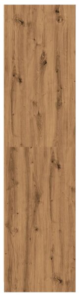 Šatní skříň dub artisan 100 x 50 x 200 cm kompozitní dřevo 3307773