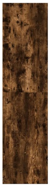 Šatní skříň kouřový dub 100 x 50 x 200 cm kompozitní dřevo 3307769