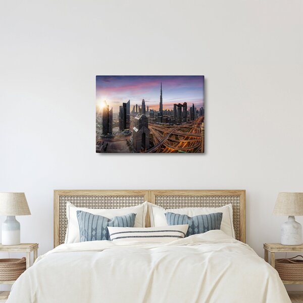 Obraz - Panorama Dubaje (70x50 cm)