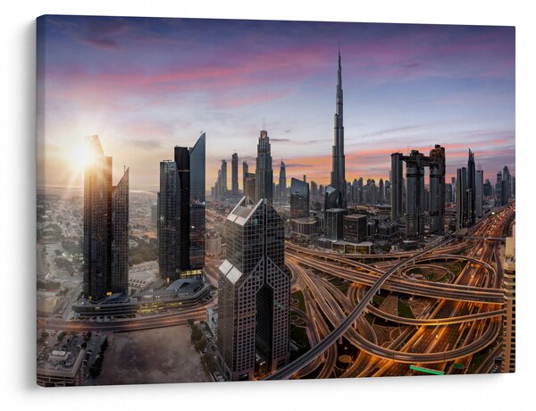 Obraz - Panorama Dubaje (70x50 cm)