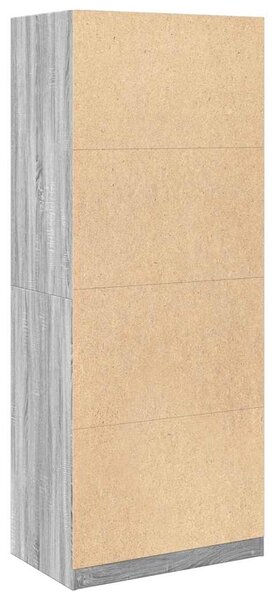 Šatní skříň šedá sonoma 80 x 50 x 200 cm kompozitní dřevo 3307752
