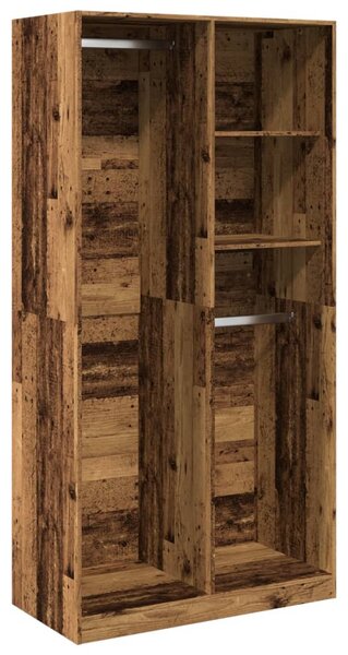 Šatní skříň old wood 100 x 50 x 200 cm kompozitní dřevo 3307772