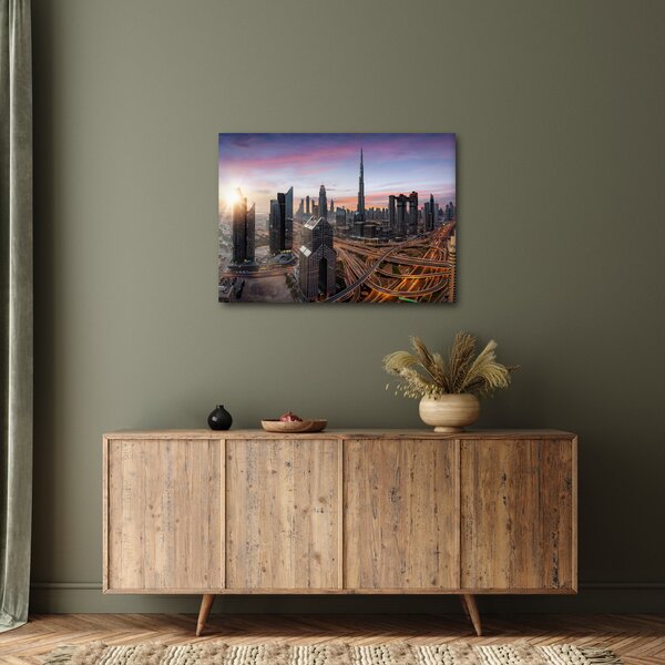 Obraz - Panorama Dubaje (70x50 cm)