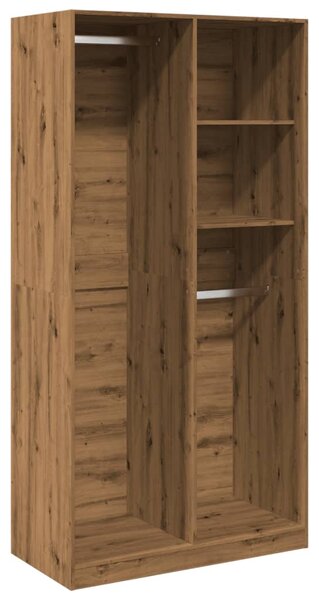 Šatní skříň dub artisan 100 x 50 x 200 cm kompozitní dřevo 3307773