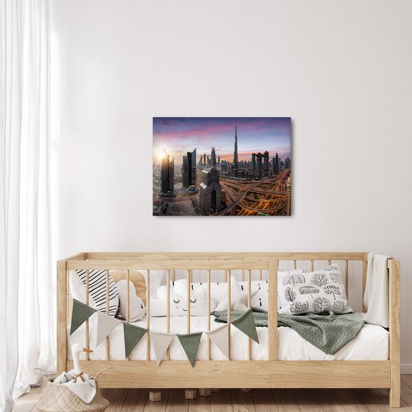 Obraz - Panorama Dubaje (70x50 cm)