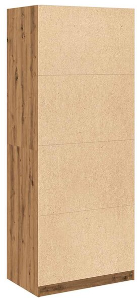 Šatní skříň dub artisan 80 x 50 x 200 cm kompozitní dřevo 3307755