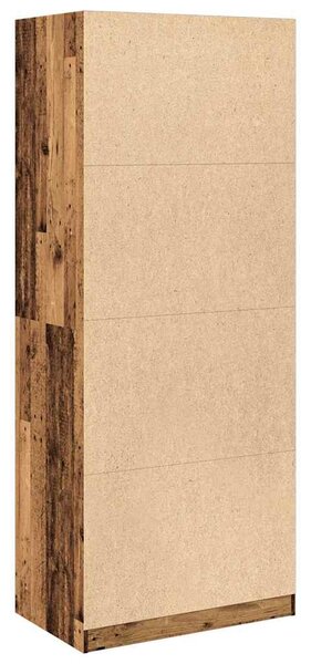 Šatní skříň old wood 80 x 50 x 200 cm kompozitní dřevo 3307754