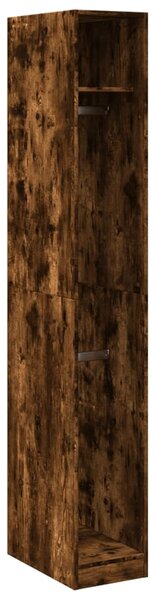 Šatní skříň kouřový dub 30 x 50 x 200 cm kompozitní dřevo 3307778