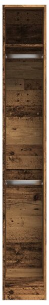 Šatní skříň old wood 30 x 50 x 200 cm kompozitní dřevo 3307781
