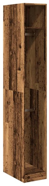 Šatní skříň old wood 30 x 50 x 200 cm kompozitní dřevo 3307781
