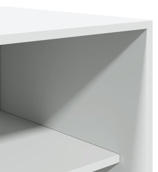 Šatní skříň bílá 50 x 50 x 200 cm kompozitní dřevo 3307783