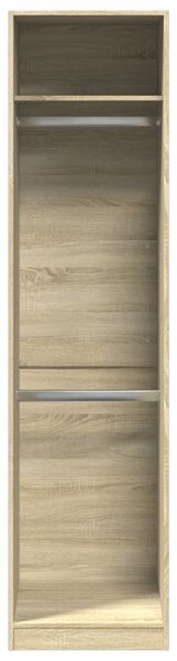 Šatní skříň dub sonoma 50 x 50 x 200 cm kompozitní dřevo 3307785