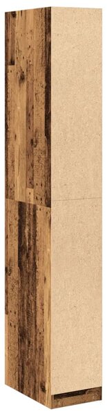 Šatní skříň old wood 30 x 50 x 200 cm kompozitní dřevo 3307781