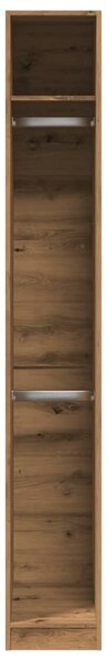 Šatní skříň dub artisan 30 x 50 x 200 cm kompozitní dřevo 3307782