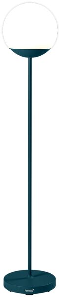 Modrá venkovní LED lampa Fermob MOOON! 134 cm