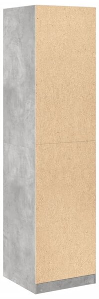 Šatní skříň betonově šedá 50 x 50 x 200 cm dřevotříska 3307786