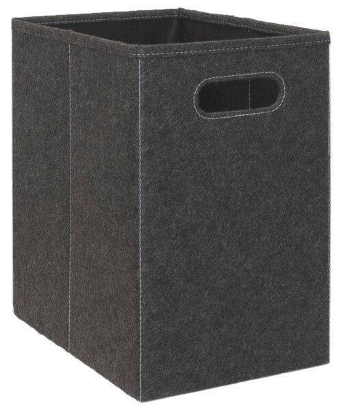 Šedý úložný box ke knihovnám Tenzo Z 32 x 21 cm