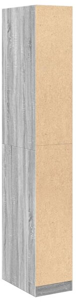 Šatní skříň šedá sonoma 30 x 50 x 200 cm kompozitní dřevo 3307779