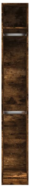 Šatní skříň kouřový dub 30 x 50 x 200 cm kompozitní dřevo 3307778