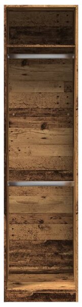 Šatní skříň old wood 50 x 50 x 200 cm kompozitní dřevo 3307790