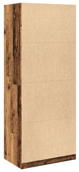 Šatní skříň old wood 80 x 50 x 200 cm kompozitní dřevo 3307799
