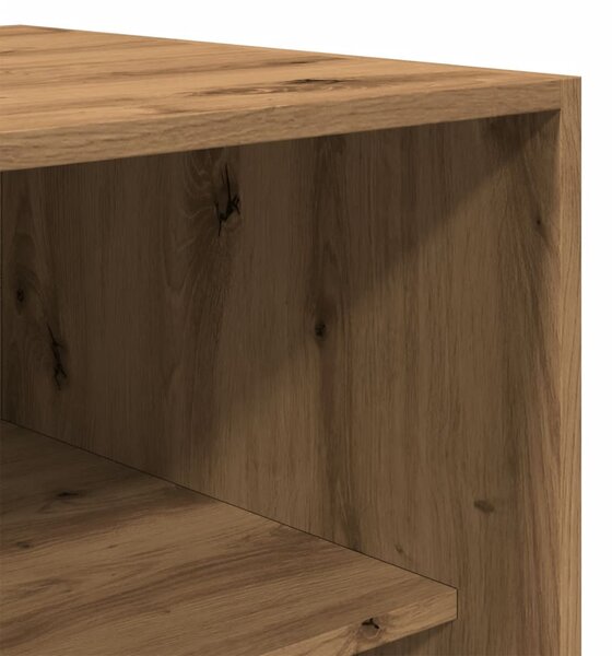 Šatní skříň dub artisan 80 x 50 x 200 cm kompozitní dřevo 3307800